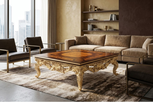 Tisch Wohnzimmer Couchtische Beistell Tische Holz Holz Beistelltisch Italien Neu