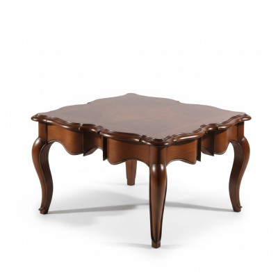 Barock Rokoko Beistelltisch Couchtisch Tisch Echtholz Möbel Tische Italien Neu
