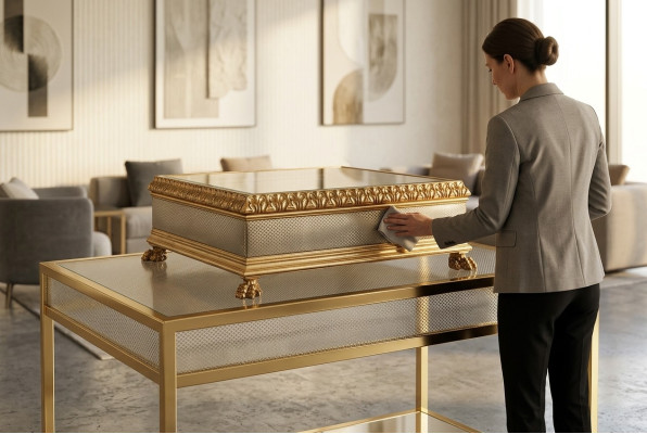 Luxus Couchtisch Glas Tisch Echtholz Möbel Wohnzimmer Tische Couchtische Italien