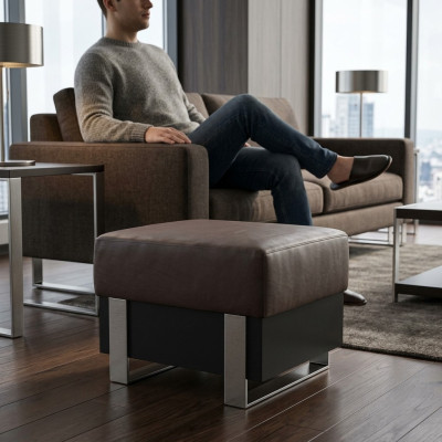 Hocker Sitz Fußhocker Sitzhocker Sitzpouf Wohnzimmer Design Pufa Würfel Italien