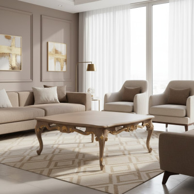 Couchtisch Wohnzimmer Design italienisches Tisch Holz Esszimmer Möbel Tische Neu