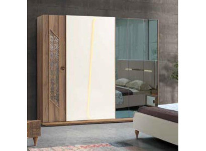 Kleiderschrank Braun Luxus Möbel Italienische Einrichtung Schlafzimmer
