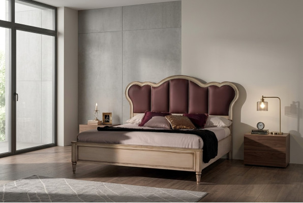 Doppelbett Schlafzimmer Hotel Ehe Luxus Bett 2x Nachttisch 3tlg. Set Betten Neu