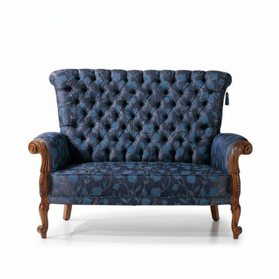 Italien Sessel Sofa Polsterung Design Textil Einsitzer Polsterung Sitz Sofas 1er