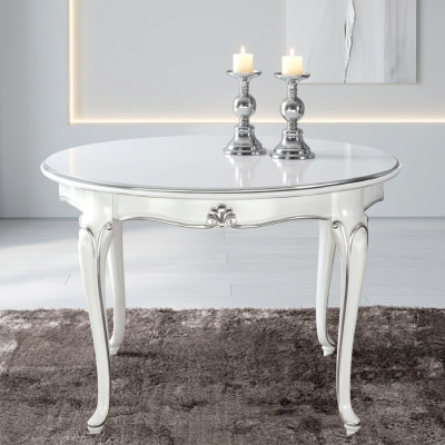 Luxus Rund Tisch Massiv Holz Italien Esszimmer Tische Runde Möbel Esstisch Neu