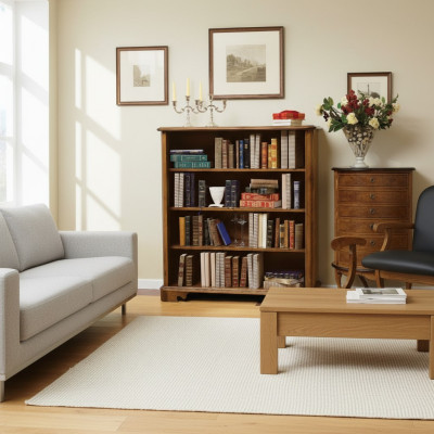 Wohnzimmer Vitrine Schrank Bücher Regal Anrichte Klassische Möbel Regale Holz