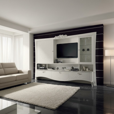 rtv tv Schrank Sideboard Wohnwand Fernseh Kommode Holz Design Modern Schränke