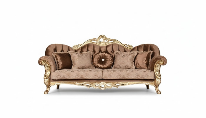 Sofagarnitur 3+3 Sitzer Luxus Garnitur Sofa Sofas Set Barock Wohnzimmer