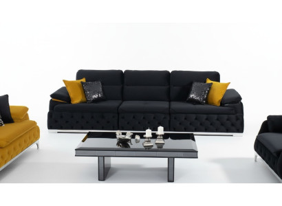 Italienischer Stil Sofa Polsterung Couch Dreifach 4 Sitzer Sofas Möbel Couchen