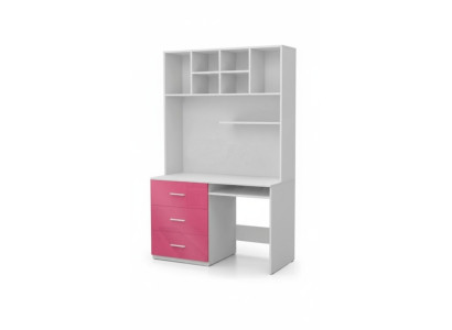 Schreibtisch Hochglanz Rosa Tisch Kinderzimmer Jugendzimmer Mädchen Tische Neu