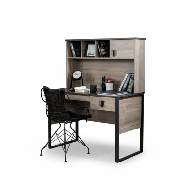 Schreibtisch Modern Holz Jugend Kinderzimmer Braun Möbel Design Schlafzimmer Neu