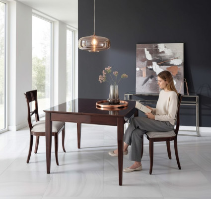 Esszimmertisch Esstisch Hochglanz Tisch Holz Essecke Esszimmer Ausziehbarer Neu