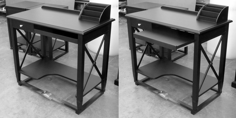 Schreibtisch Holz Büro Schreibtische Möbel Tisch Büro Computer Landhaus Echtholz
