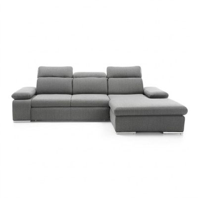 Ecksofa L-form Grau Ecksofa Eckcouch mit Bettkasten Sofa Wohnlandschaft Sofas