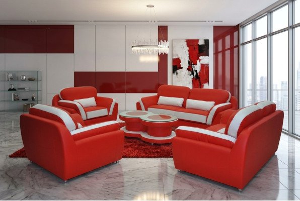 Polster Sofa Couchen Sofas Couch Garnitur Design Garnituren 4tlg Garnituren USB