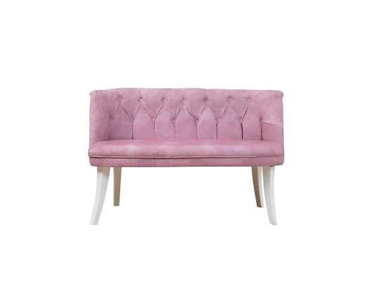 Küchen Sitzgarnitur Bank Sessel Rosa Chesterfield Garnitur Sitzmöbel Stoff
