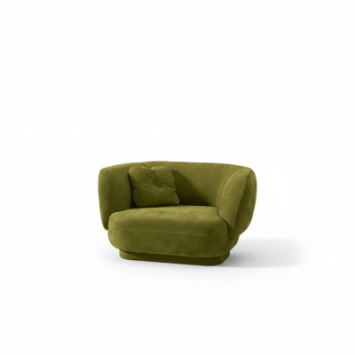 Sessel Sitz Grün Prianera Design Wohnzimmer Polster Einsitzer Möbel Luxus Stil