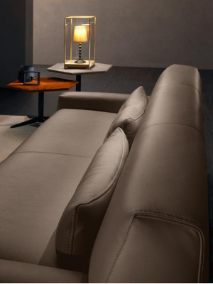 Sofagarnitur Couch Polster Ledersofa Prianera Italienische Möbel Sofa