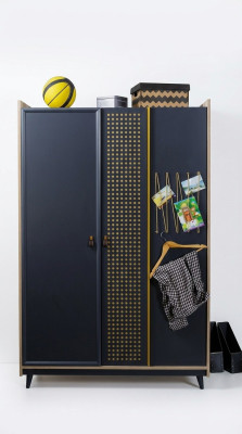 Schlafzimmer Kleiderschrank Design Jugend Kleiderschränke Blau Möbel Neu
