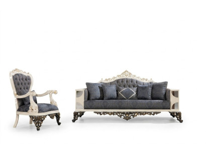 Sofagarnitur 3+1Sitzer Set Design Sofas Polster Couchen Relax Klassisch Sofa neu