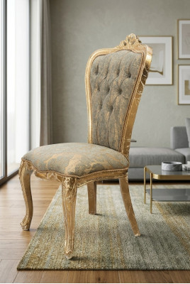  Esszimmer Stuhl Designer Sessel Barock Luxus Sessel Klassische Stühle Neu