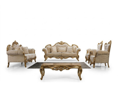 Sofagarnitur 3311 Sitz Set Design Sofa Polster Couchen Couch Klassiker Luxus