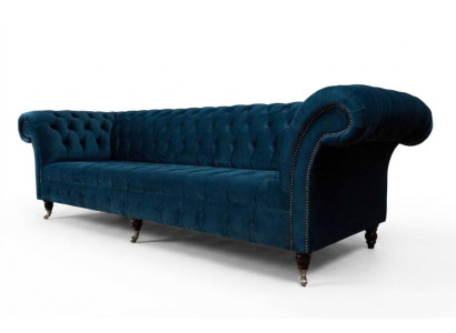Designer Sofa 3 Sitzer Chesterfield Polster Sofas Sitz Dreisitzer Textil