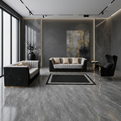 Wohnzimmer 3tlg. Sofagarnitur 3+2+1 Sitzer mit Weichem Stoffbezug Relax