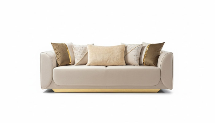 Design 3 Sitzer Relax Sofas Club Lounge Sofa Textil Polster Couch Stoff Couchen