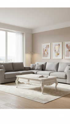 Couchtisch Weiß Tische Wohnzimmer Elegantes Klassische Design Möbel