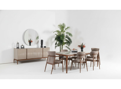 Italienische Esszimmer Set Essgruppe Essgarnitur Stuhlgruppe Anrichte