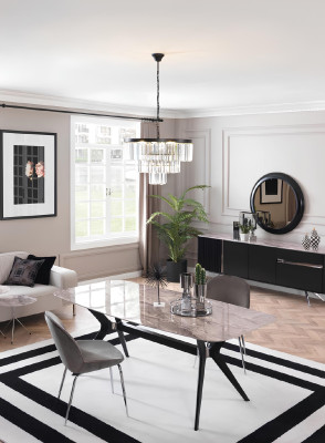 Luxus Esszimmer Esstisch Loft Design Tisch Möbel Einrichtung