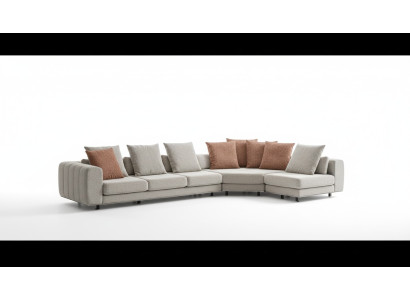 Wohnlandschaft Sofa Ecksofa Design Möbel Couch L-Form Neu Stil Modern