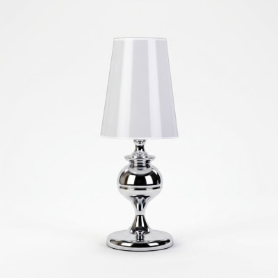 Tischlampe Design Wohnzimmer Tisch Leuchten Beleuchtung neu weiß Luxus