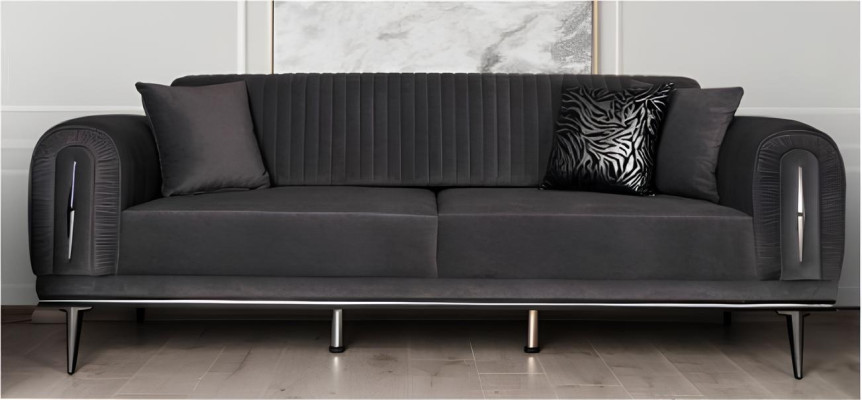 Sofa Couch 3+3 Sitz Sofagarnitur Couchen Polster Möbel Sofas Set Gruppe