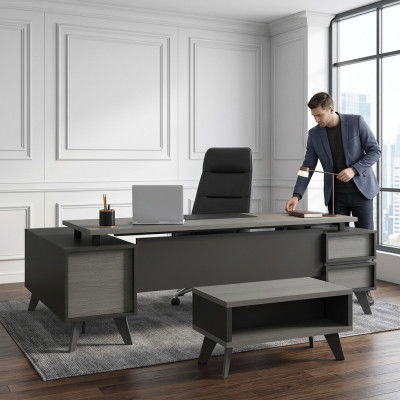 Büro Schreibtisch Arbeitszimmermöbel Computertisch Holztische Möbel