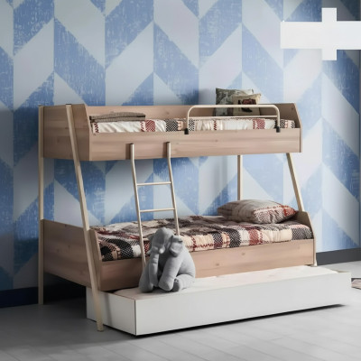 Dreifaches Etagenbett Bett Doppelstockbett mit drei Schlafplätzen