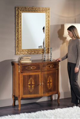 Braunes Sideboard Luxus Holz Kommode Klassische Konsole Hochwertige Möbel