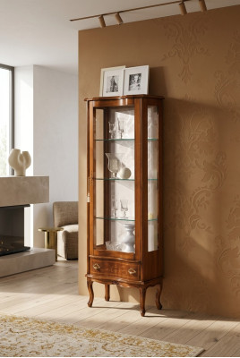 Holz Klassisch Vitrine Holz Schränke Wohnzimmer Designs Glas