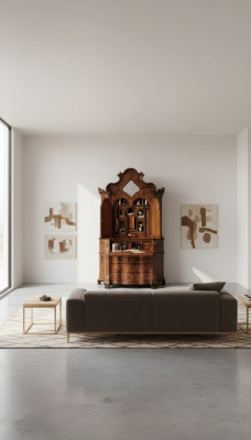 Klassische Luxus Anrichte Schränke Kommoden Holzschrank Schrank Buffets