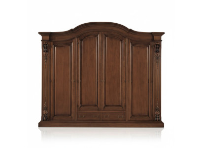 Schrank Brauner Kleiderschrank Luxus Garderobe Schlafzimmer Möbel Schräke