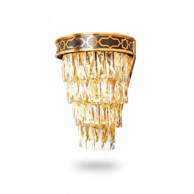 Wandleuchten Wandleuchte Wandlampe Lüster Wand Lampen Kristall Gold