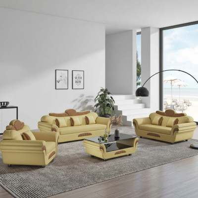 Couchgarnitur Sofagarnitur Ledersofas Sofa Komplette 3tlg Sofas Braun