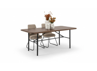Esszimmertisch Esstisch Tisch Essecke Esszimmer 205 cm Holz Braun