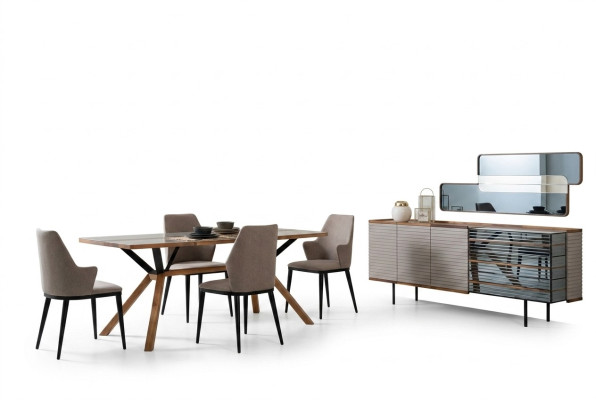 Esszimmermöbel Essecke Esszimmer Essgruppe 9tlg Holz Beige Garnitur
