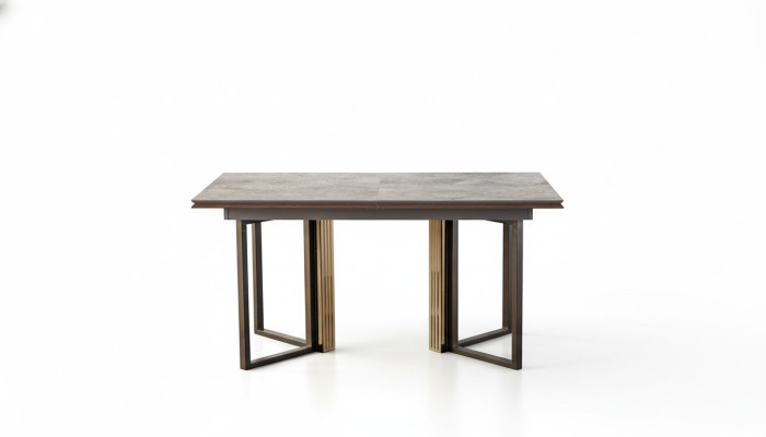 Esszimmertisch Esstisch Tisch Essecke Esszimmer Holz Holztisch Grau