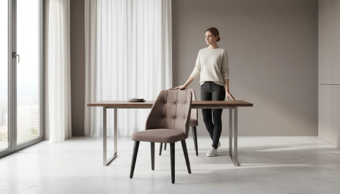 Komplette Esszimmerstühle Stühle Küchenstühle 6tlg Holzstühle Grau