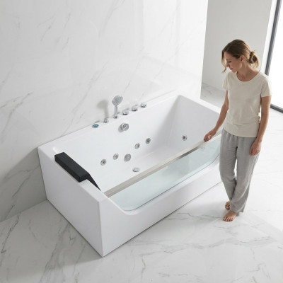 Badewanne Whirlpool Wanne Sprudel Massagedüsen Wellness Komfort