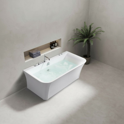 Badewanne Whirlwanne Indoor Whirlpool Home Spa Weiß Wanne