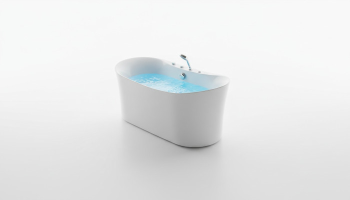 Acryl Whirlwanne Indoor Whirlpool Badewanne Home Spa Weiß